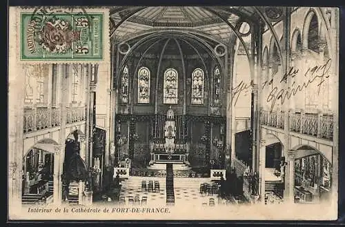 AK Fort-de-France, Intérieur de la Cathédrale