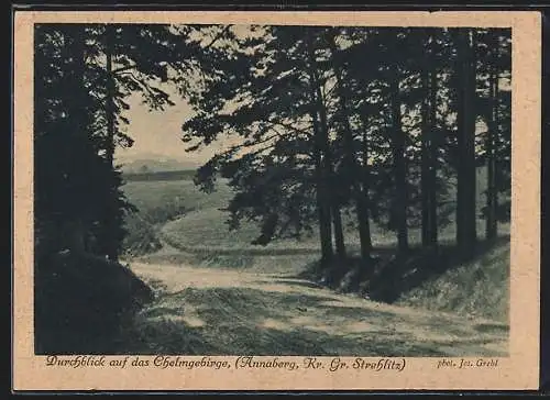 AK Annaberg, Durchblick auf das Chelmgebirge