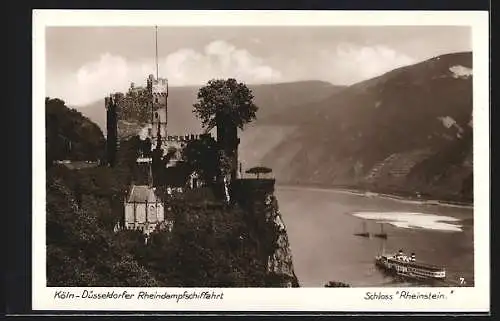 AK Schiffspoststempel an Bord des Dampfers Elberfeld