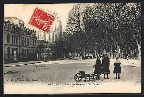 AK Beaune, L`école des Garcons et Tirs Buttes