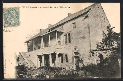 AK Coulmier-le-Sec, Maison des Templiers, XVIe siècle