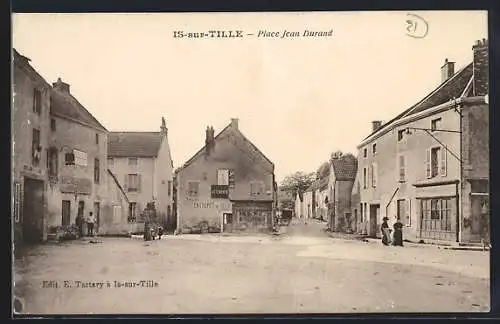 AK Is-sur-Tille, Place Jean Durand