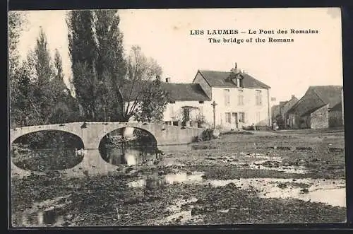 AK Les Laumes, Le Pont des Romains