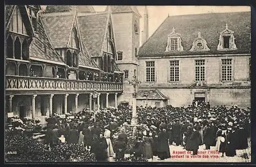 AK Beaune, Aspect du jour J.P. Raton pendant la vente des vins