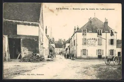 AK Auxonne, entrée par la route de Labergement