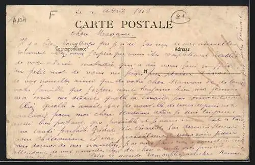 AK Chevigny, La Mairie et l`Église