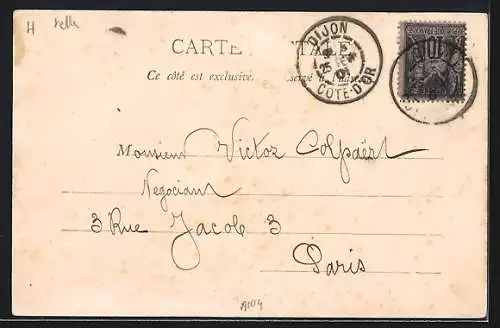 AK Arnay-le-Duc, La Place Président Carnot avec une foule rassemblée