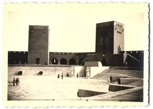 3 Fotografien Ansicht Hohenstein /Olsztynek, Das Tannenberg-Nationaldenkmal, 1938