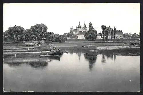 AK Posen / Poznan, Blick auf die Dominsel