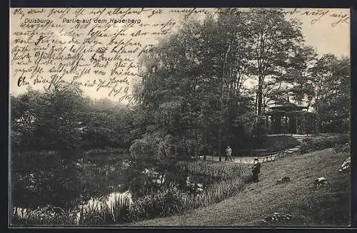 AK Duisburg, Partie auf dem Kaiserberg