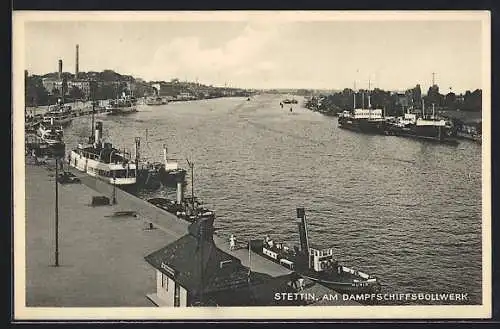 AK Stettin, Am Dampfschiffsbollwerk