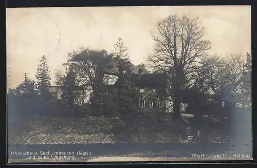 AK Sachsenhausen /Mark, Erholungsheim Offizierhaus für Offizierfamilien