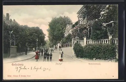 AK Bonn-Bad Godesberg, Partie in der Kaiserstrasse