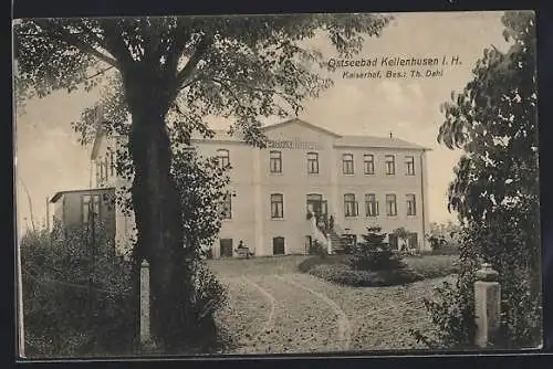 AK Kellenhusen i. H., Kinderheim Pensionat Kaiserhof, Bes. Th. Dahl