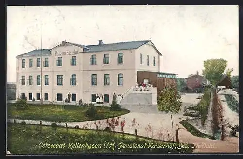 AK Kellenhusen i. H., Kinderheim Pensionat Kaiserhof, Bes. Th. Dahl