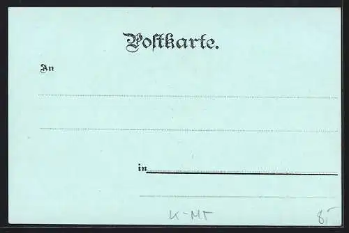 Lithographie Köln, Rathaus, Gürzenich