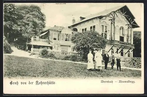 AK Wien, Dornbach, Neuwaldegg, Restaurant Rohrerhütte