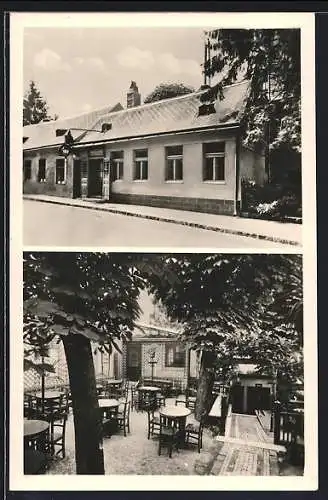 AK Wien, Gasthof Weinhaus Josef Trost, Dornbacherstrasse 75