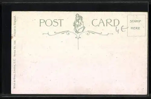 AK Fünf kleine Katzen auf einer Schaukel