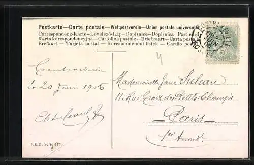 Künstler-AK Vier kleine Katzen