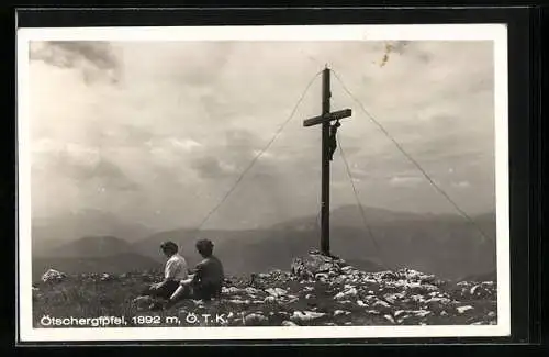 AK Gipfelkreuz auf dem Ötschergipfel