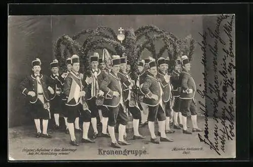 AK Kronen-Gruppe auf München 1907