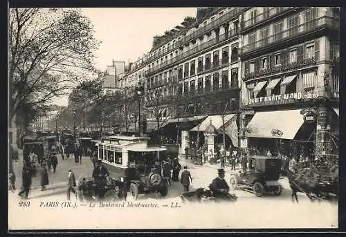 AK Paris, Le Boulevard Montmartre