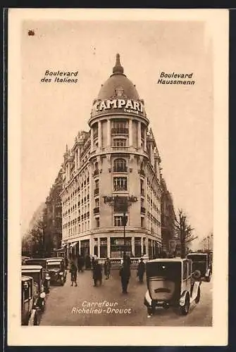 AK Paris, Boulevard des Italiens, Boulevard Haussmann