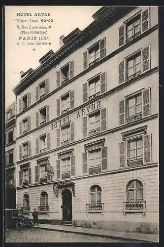 AK Paris, Hotel Arvor, 8 Rue Laferrière