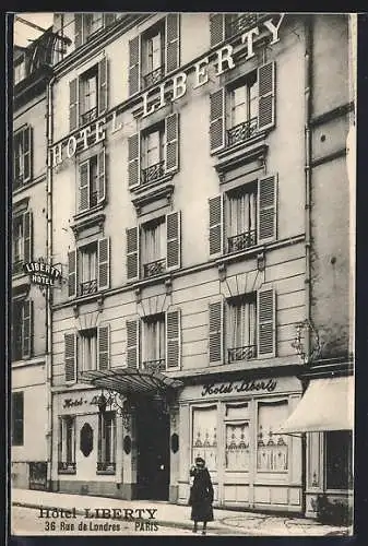 AK Paris, Hôtel Liberty, 36 Rue de Londres