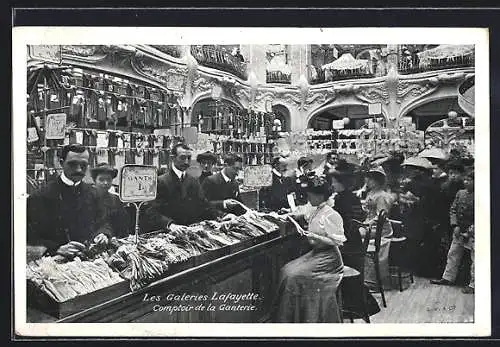 AK Paris, Les Galeries Lafayette, Comtpoir de la Ganterie