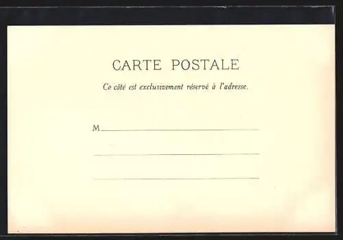 Lithographie Paris, Vue générale, la Seine