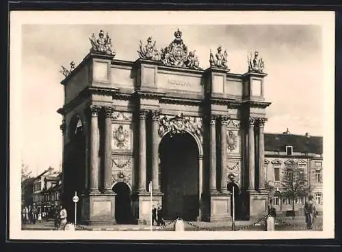 AK Potsdam, Blick auf das Brandenburger Tor