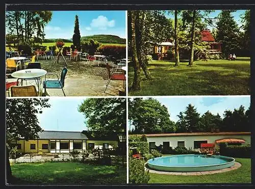 AK Blankenheim /Ahr, Waldcafé-Pension Maus mit Garten und Schwimmbecken