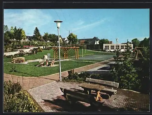 AK Schmidtheim /Eifel, Partie im Park