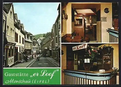 AK Monschau /Eifel, Gasthaus Er Loof, Laufenstrasse 34