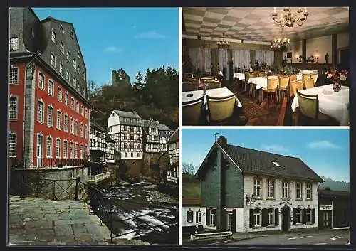 AK Monschau, Café-Restaurant und Hotel Haus Flora, Laufenstrasse 134