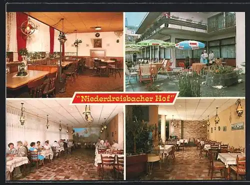 AK Niederdreisbach /Ww., Gasthof und Pension Niederdreisbacher Hof, Bes. Fam. Willi Wever