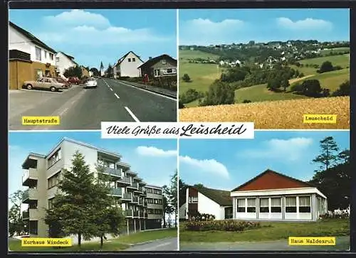 AK Leuscheid-Windeck, Kurhaus, Hauptstrasse, Haus Waldesruh