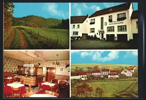 AK Uedersdorf-Tettscheid, Gasthaus-Pension Zum Liesertal, Bes. Adalbert Weilandt