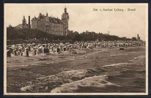 AK Kolberg, Strandansicht