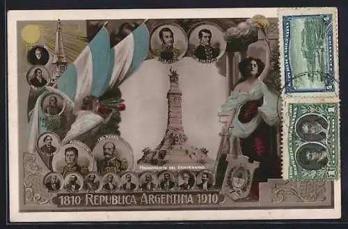 AK Argentinien, Monumento del Centenario