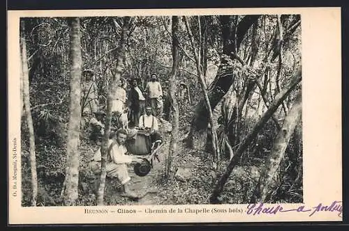 AK Cilaos, Chemin de la Chapelle, Sous bois