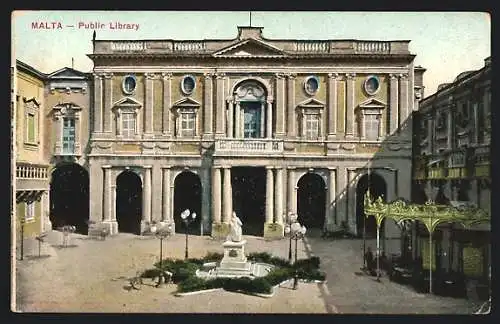 AK Malta, Public Library, Bibliothek