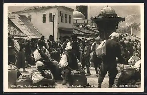 AK Sarajevo, Auf dem Marktplatz