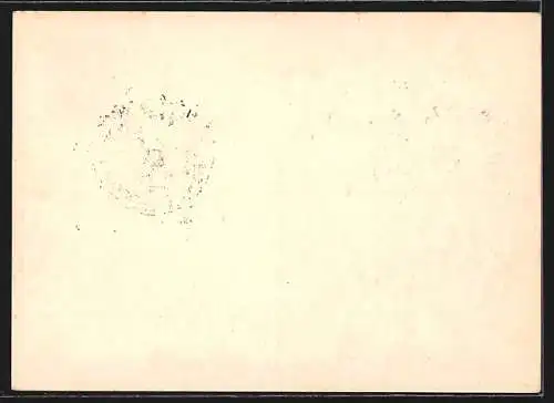 AK Stempel München, Tag der Briefmarke 1938, Ganzsache