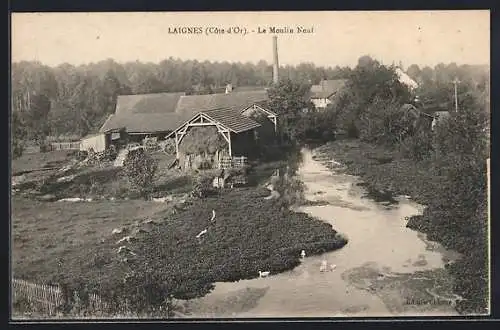 AK Laignes /Côte-d`Or, Le Moulin Neuf