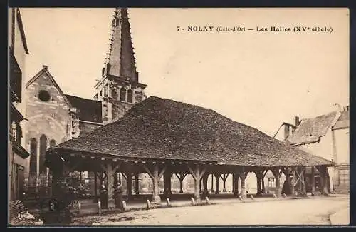 AK Nolay /Côte-d`Or, Les Halles