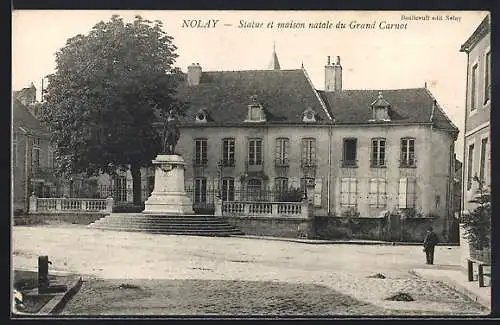 AK Nolay, Statue et maison natale du Grand Carnot