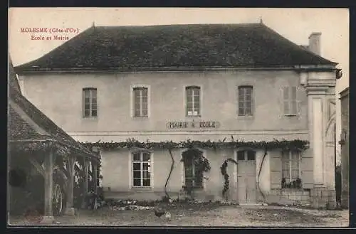 AK Molesme, Ecole et Mairie, Rathaus